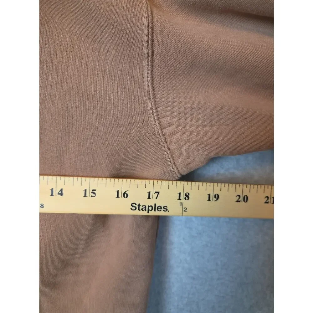 Jordan Jumpman Brown LS Core Fleece Pullover Hoodie Men's Small